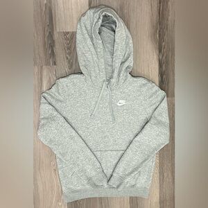 Nike Sportswear Women’s Club Fleece Pullover Hoodie Size XS in Gray
